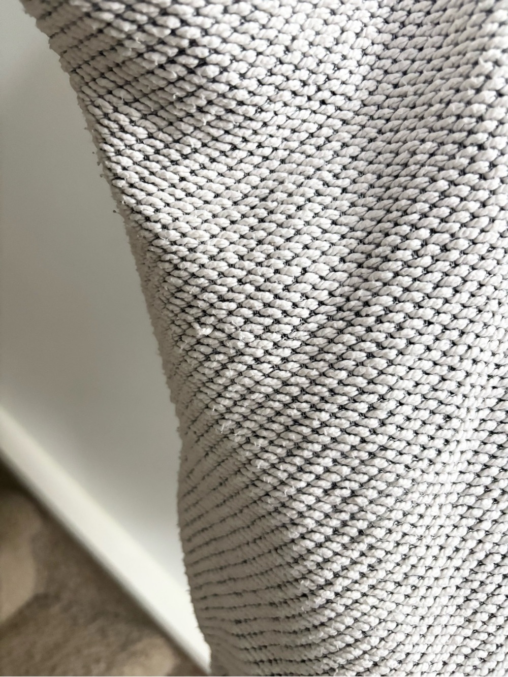 OAK + FORT Textured Open-Front Cardigan Light Gray - Picture 4 of 16